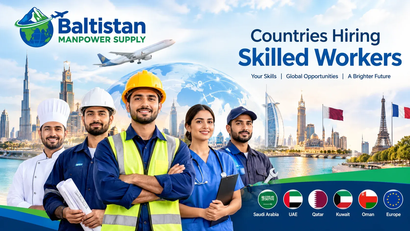 Countries hiring skilled workers
